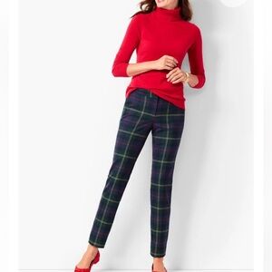 Talbots Heritage Plaid Trousers in Blue and Red size 6